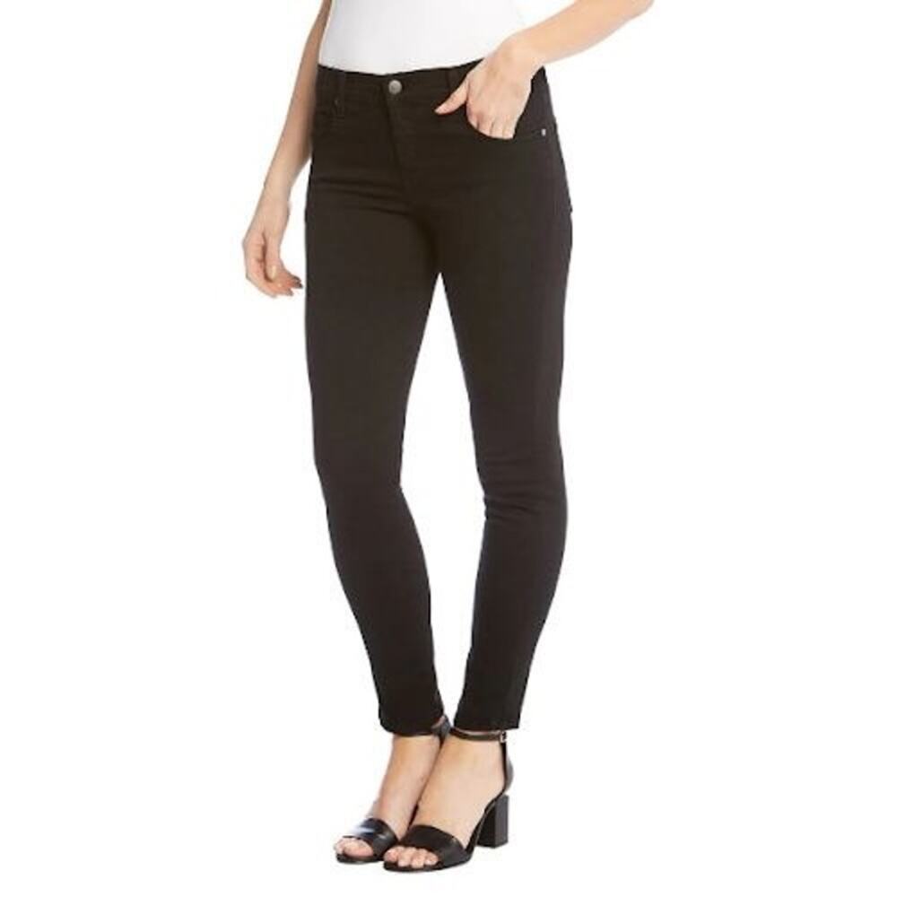 NEW Karen Kane Women’s Size 2 Black Zuma Cropped Jeans NWOT